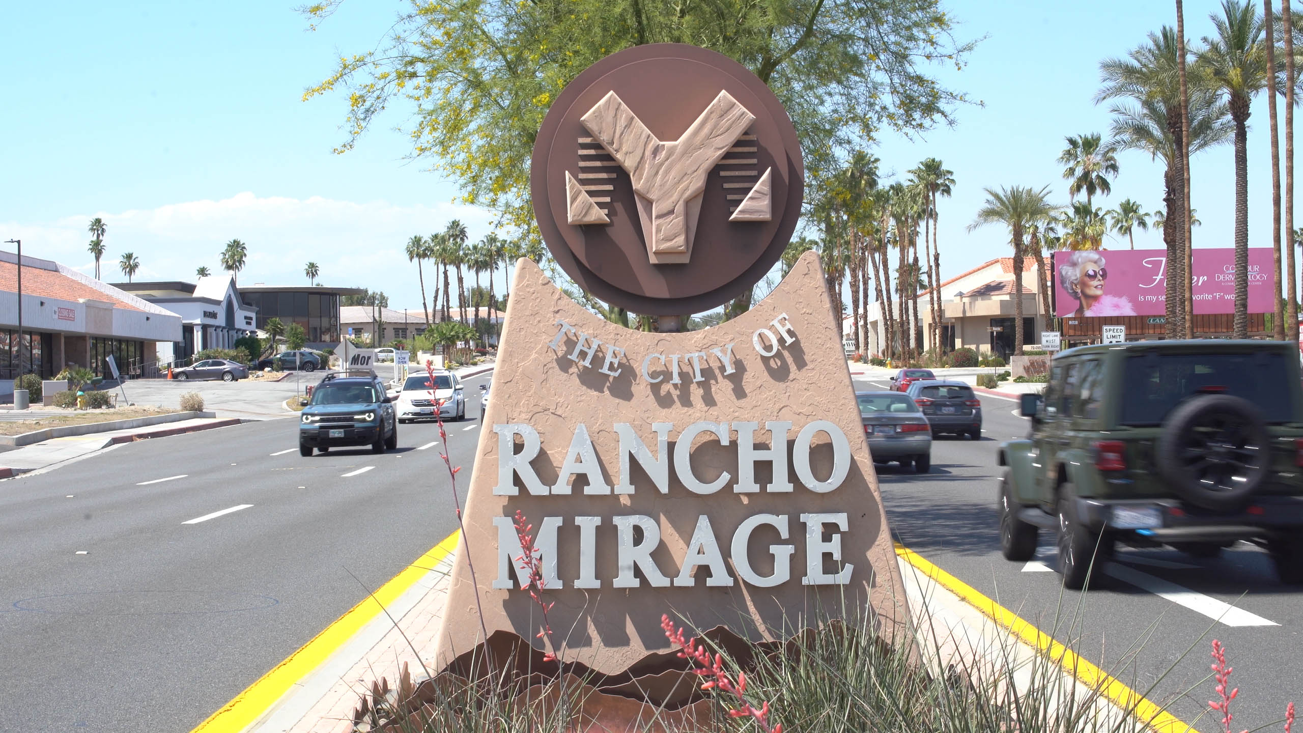 Rancho Mirage Welcome Sign